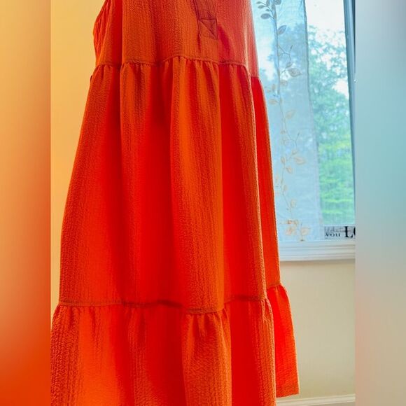Calvin Klein Dress NWT size 10 in Orange - Picture 6 of 13